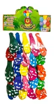 Comprar 25 Globos Lunares Látex 9 Surtido Surtido