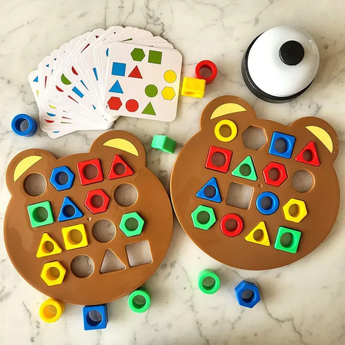 Mokasi Puzle 3d De Bricolaje Con Formas Geométricas Que
