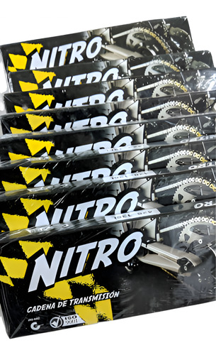 Cadena De Transmision Nitro 428 X 136 Skua Cross Varias
