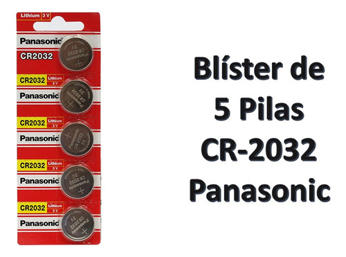 Panasonic Cr-2032 - Blister De 5 Unidades