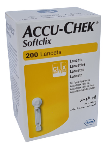 Lancetas Accu Chek Sofclix Caja X 200