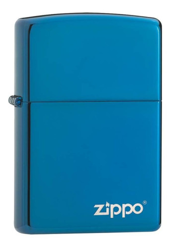 Encendedor Zippo Lasered Logo Azul Zp20446zl