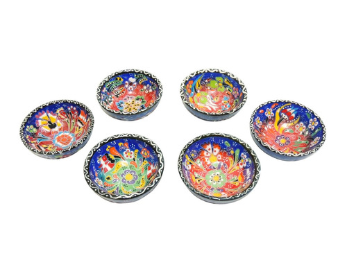Conjunto 6 Bowls Cerâmica Feito A Mão Na Turquia Mod. 3