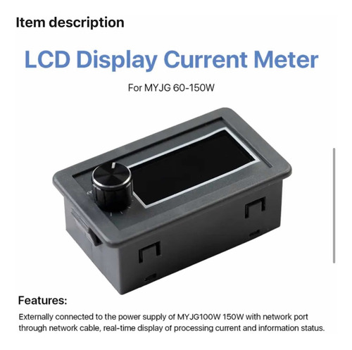 Miliamperimetro Digital Lcd Display Co2 Turbo Láser