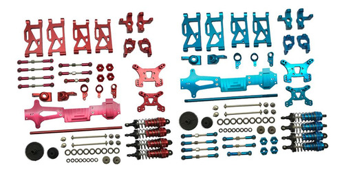 Wltoys 144001 Rc Car Upgrade Kits De Metal Piezas Accesorios