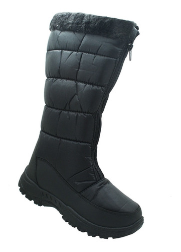 Bota Capa De Ozono Pattaya 31761 Negro Textil Dama