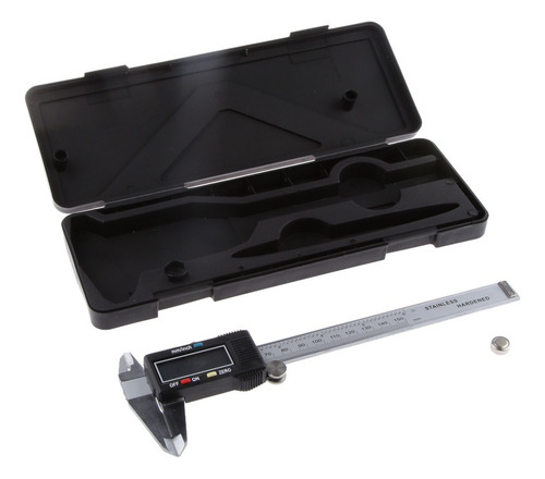 6 150mm Lcd Eletrônico Digital Vernier Caliper Micrômetro