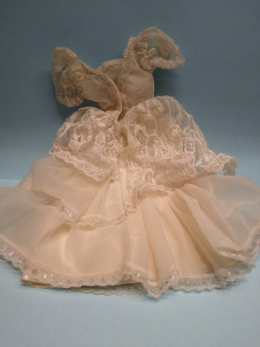 Vestido Da Boneca Barbie Noiva Moda Festa 1990 Estrela (Usado)