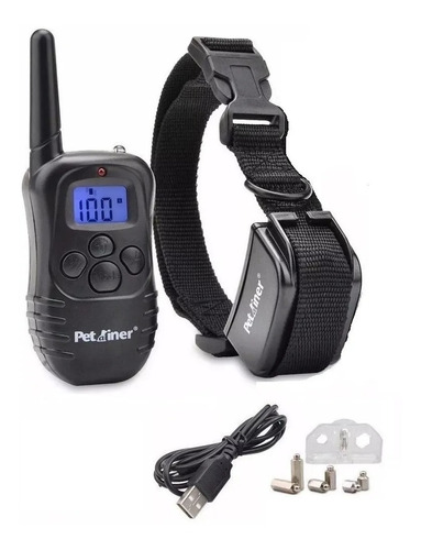 Collar Entrenador De Perros Vibracion + Shock Recargable