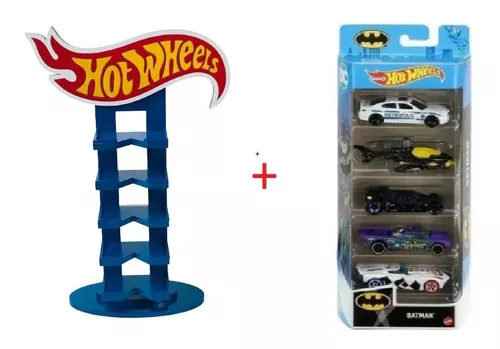 Pack 5 Carrinhos Hot Wheels Batman - Mattel