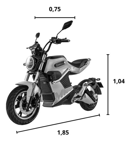 Imagen 14 de 20 de Moto Eléctrica Sunra Miku Super, 80km/h, Doble Batería