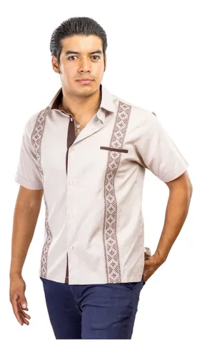 Camisas bordadas en punto de cruz para hombre sale