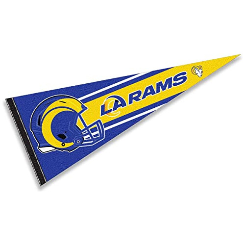 Banderín Oficial De Los Angeles Rams De 30 Pulgadas