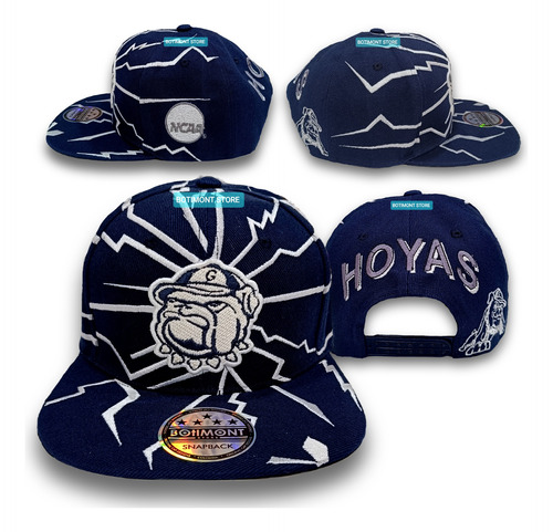 Gorra Destello Hoyas Georgetown, Nba, Clásica.