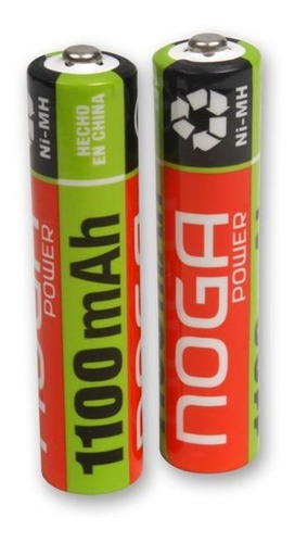 Pila Recargable Noga Aaa 1100mah Blister X 2