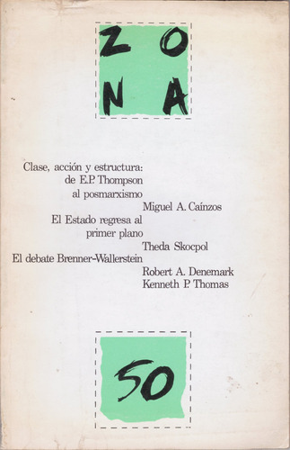 Revista Zona Abierta Nro 50 Enero Marzo 1989 