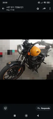 Royal Enfield Meteor 350 Color Amarillo Modelo 2023 Cil