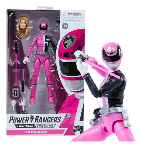Spd Pink Ranger Lightning Collection Figura De Accion (Usado)