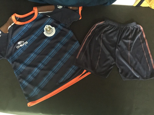 Uniforme Playera Chivas 2017 Azul Talla 8 Nuevo Niño