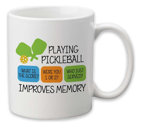 Taza Que Mejora Memoria De Pickleball | Accesorios De P...