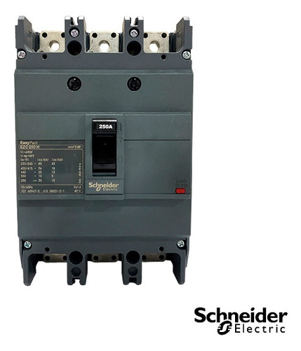 Breaker Interruptor 3x250 Amp Ezc250h3250 Schneider Electric