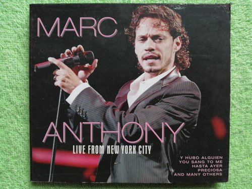 Eam Cd Marc Anthony Live From New York City 2000 Madison S. 