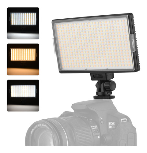 Luz Led De Vídeo Andoer Professional De 416 Perlas