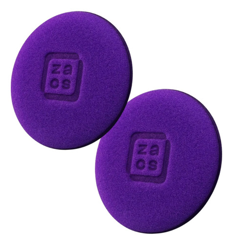 2 Aplicador Espuma Pequeno Zacs Para Passar Cera Pretinho