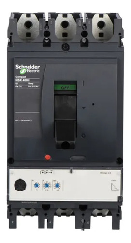 Breaker  3x320 Amp Schneider Nsx400h Motor Lv432750
