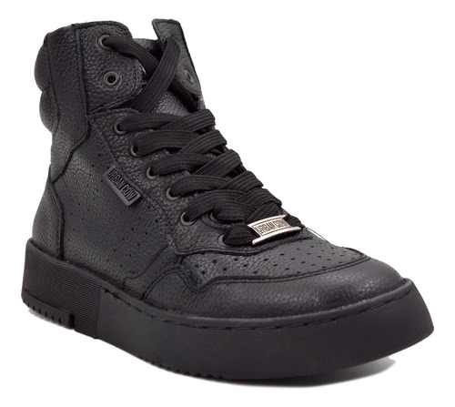 Zapatilla Mujer Urban Cow Ascari Botita Cuero Tendencia Moda