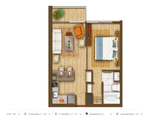 Depto A Pasos De Alameda De 1 Dormitorio Casi Nuevo