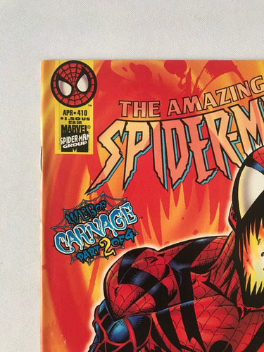Amazing Spiderman #410 Marvel 1996 Spider Carnage Ben Reilly (Usado)