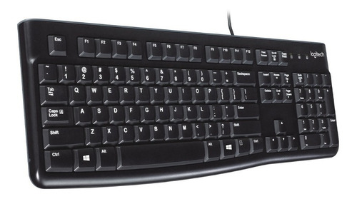 Imagen 6 de 9 de Teclado Logitech K120 QWERTY español España color negro