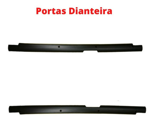Acabamento Soleira + Acabamento Coluna Fiorino Até 2010 Preto
