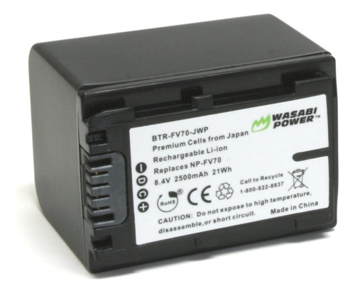    bateria Cargador Para Sony Np Fv70