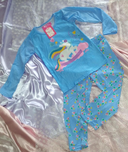 Pijama De Niña Pantalon Y Manga Larga