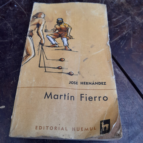Antigo Livro Martin Fierro José Hernandes Poesias Gaúchas 