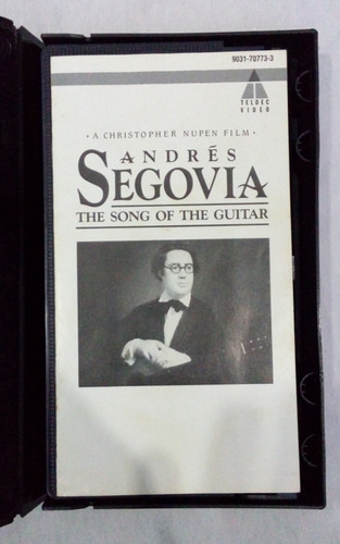 Andres Segovia Vhs The Song Of The Guitar Guitarra Clasica (Usado)