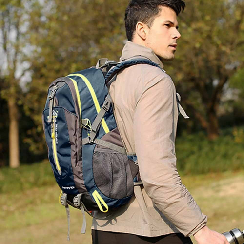 Imagen 4 de 8 de Mochila Deportiva Viaje Sport Laptop Mac Multifuncional Bp23