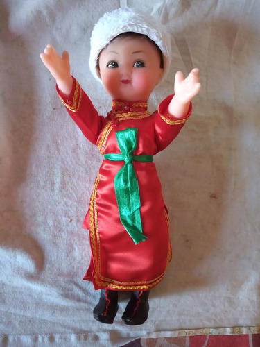 Antigua Muñeca Coleccion Chinesse Folk Doll En Caja Original