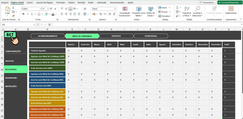Gestão De Banca De Apostas Em Excel
