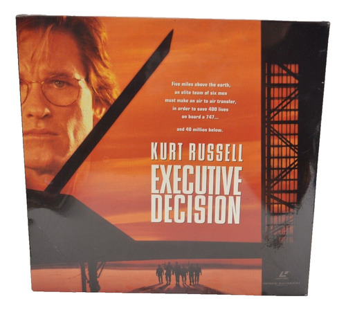New Sealed Executive Decision Laserdisc Kurt Russell 199 Aae