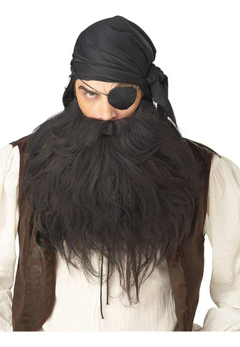 California Costumes Accesorio Disfraz Barba Y Bigote Pirata