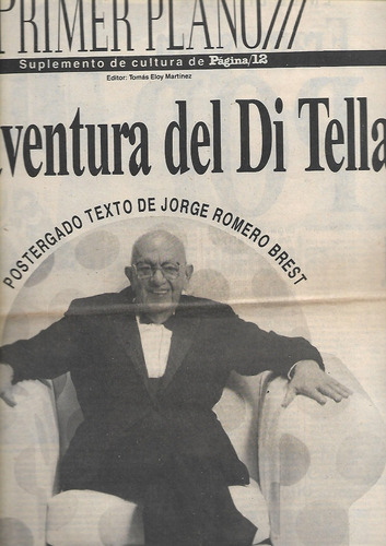 Primer Plano 1992 Romero Blast El Di Tella Rodolfo Fogwill