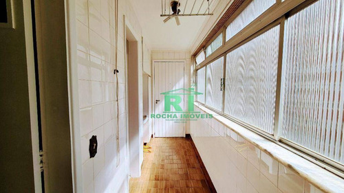 Imagem 17 de 19 de Apartamento Na Praia, Vista Para O Mar, Sacada, 2 Dormitórios + Dependência De Empregada, 1 Vaga De Garagem, Pitangueiras, Guarujá/sp - Ap5529