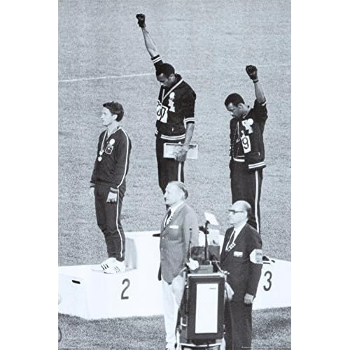 Cartel De Arte Histórico De Tommie Smith Carlos Del Sa...