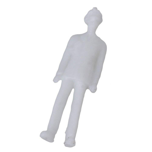 Figuras 100 Modelo Escala Pack De 100: Bqlzr Blanco Sin Pint