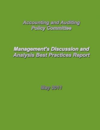 Libro Management's Discussion And Analysis Best Practices...