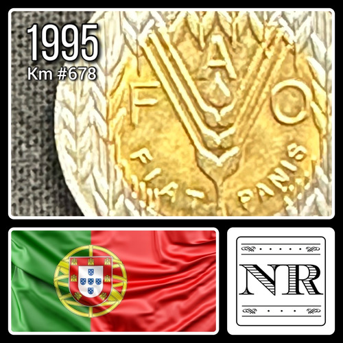 Portugal - 100 Escudos - Año 1995 - Km #678 - Fao
