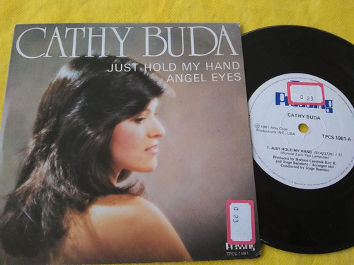 Vinil Cathy Buda Just Hold My Hand Angel Eyes Compacto 1981